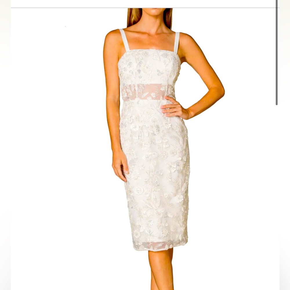 Dress the population off white willow dress